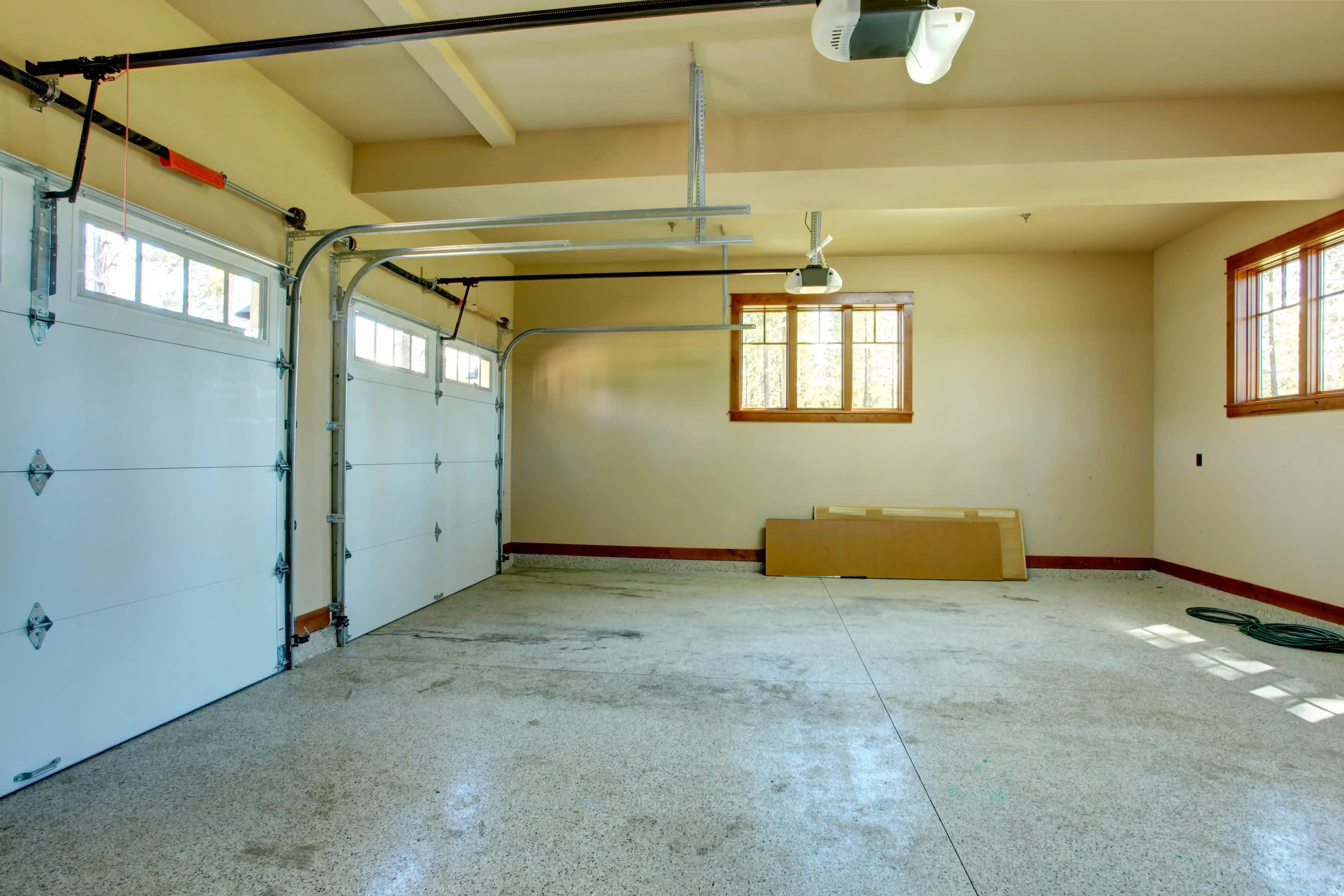 New garage door installation on a residential home in Salt Lake City